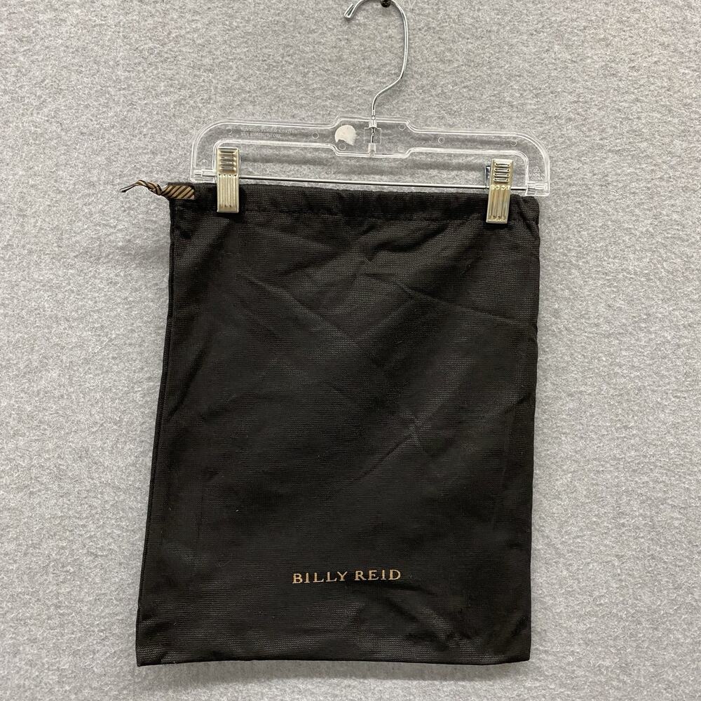 Billy Reid Black Drawstring Dust Bag Garment Storage Travel Shoe Bag 11x14